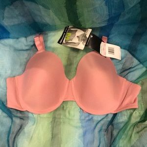 NWT One fabulous fit maidenform 38D bra light rose